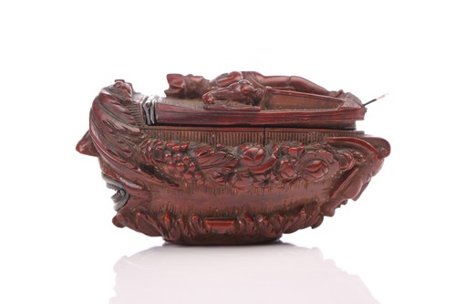 Lot 394 - Of Napoleonic interest, an early 19th carved...