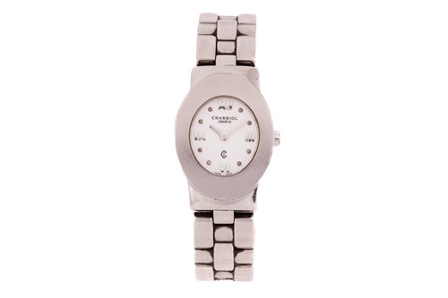 Lot 415 - A Charriol Ladys Azuro lady's wristwatch,...