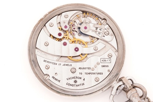 Lot 417 - A Vacheron & Constantin aluminium open-face...