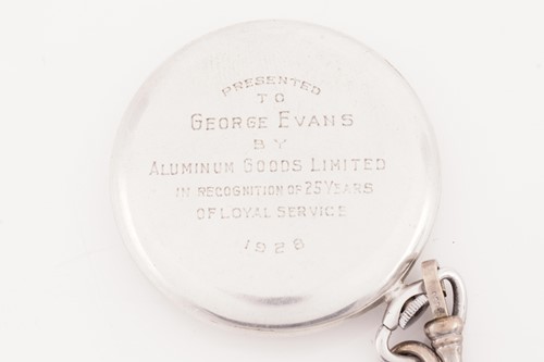 Lot 417 - A Vacheron & Constantin aluminium open-face...