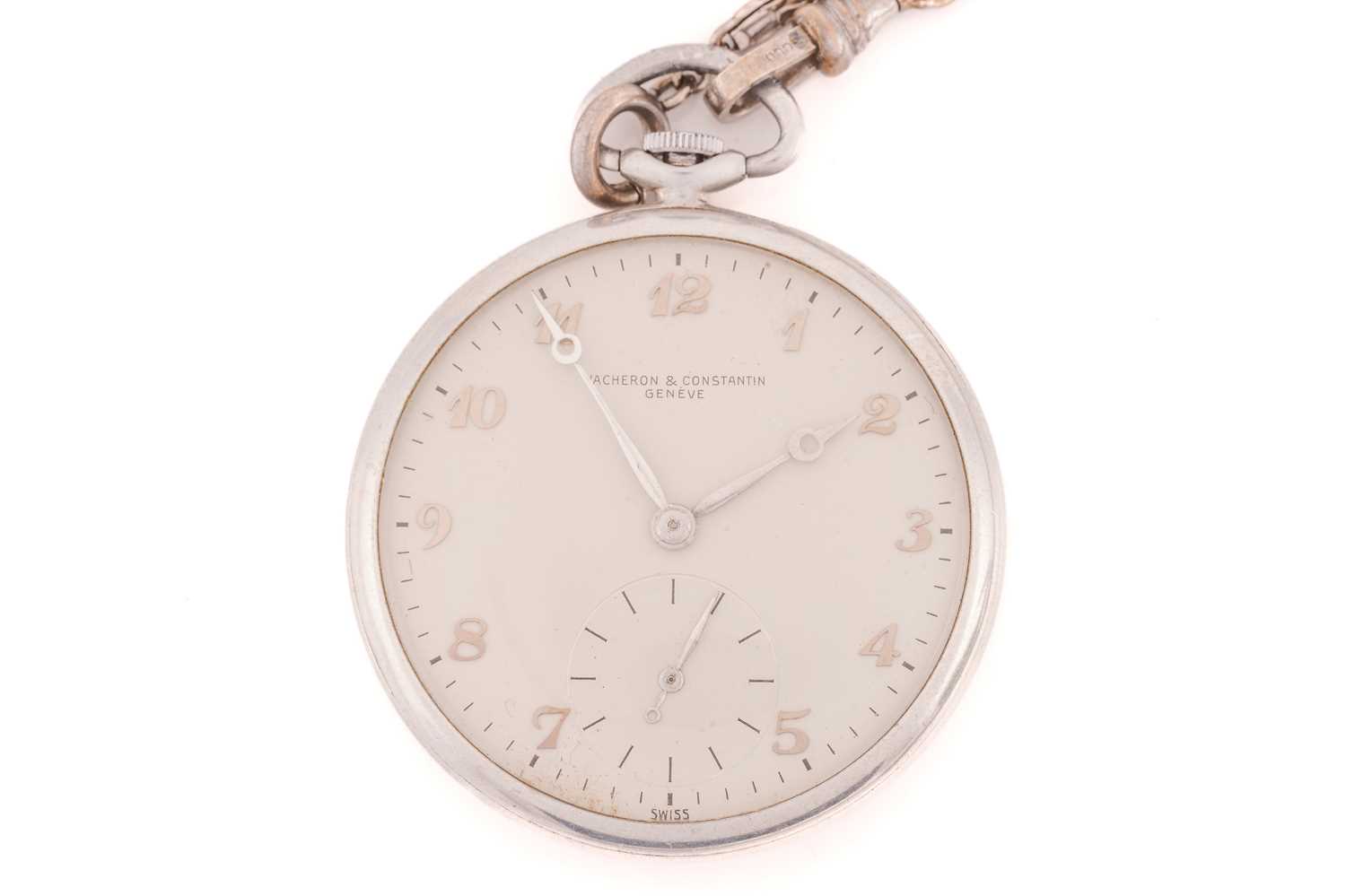 Lot 417 - A Vacheron & Constantin aluminium open-face...