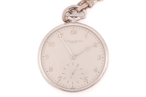 Lot 417 - A Vacheron & Constantin aluminium open-face...