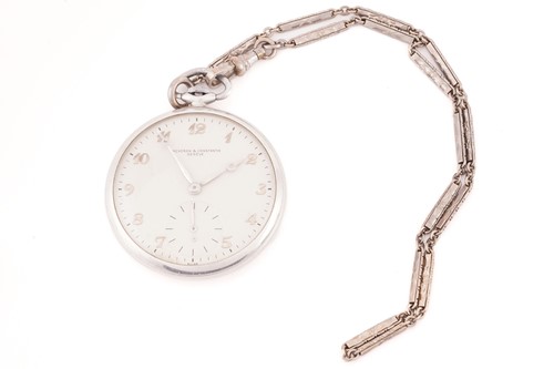 Lot 417 - A Vacheron & Constantin aluminium open-face...