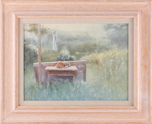 Lot 97 - David Tindle (b.1932), 'David's Jeans', egg...