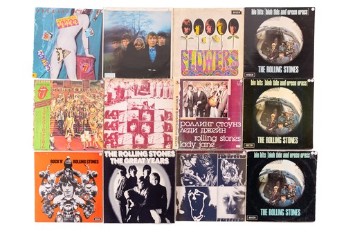 Lot 188 - The Rolling Stones: fifteen original vinyl LPs...