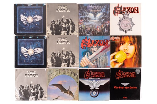 Lot 10 - Eighteen original Rock vinyl LPs comprising...