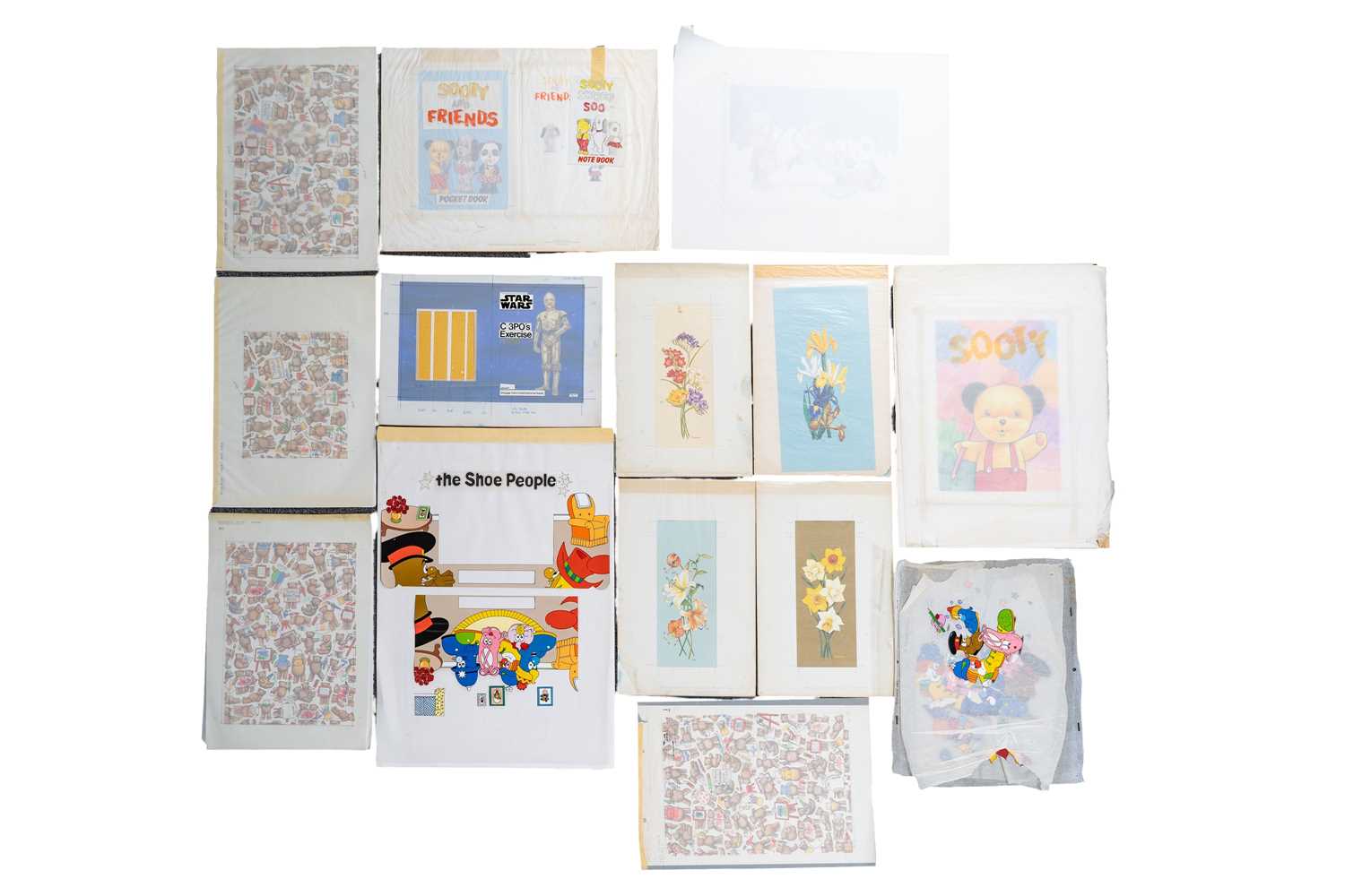 Lot 380 - An original 1977 Star Wars piece of artwork,...