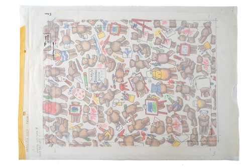 Lot 380 - An original 1977 Star Wars piece of artwork,...