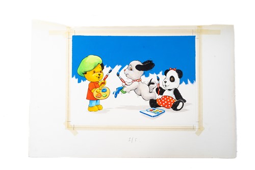 Lot 380 - An original 1977 Star Wars piece of artwork,...