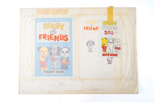 Lot 380 - An original 1977 Star Wars piece of artwork,...