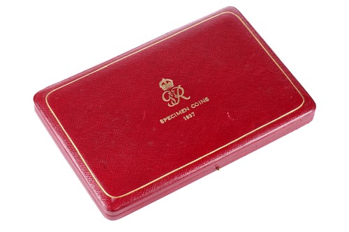 Lot 371 - A George VI 1937 specimen coin set, to include...