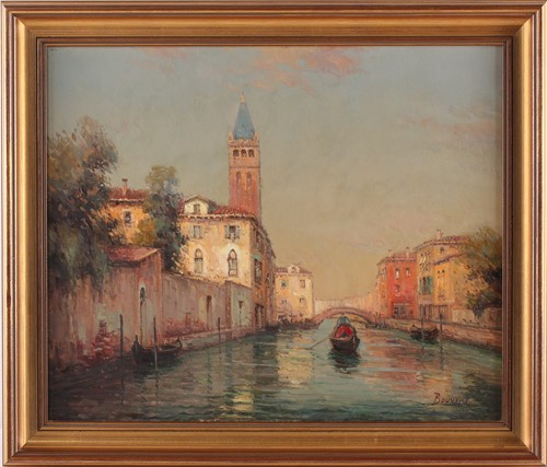 Lot 96 - Antoine Bouvard (1875-1957) French, Venice...