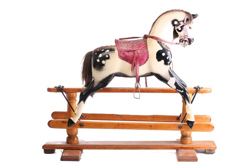 Lot 348 - An early 20th century carved and painted...