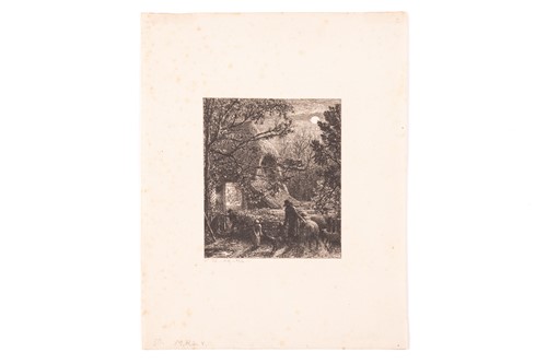 Lot 509 - Samuel Palmer (1805 - 1881) 'Christmas or...