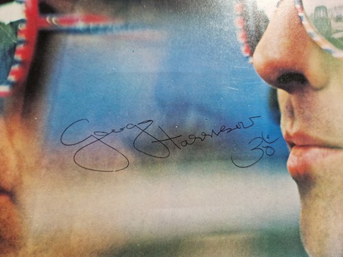 Lot 113 - George Harrison: a George Harrison signed...