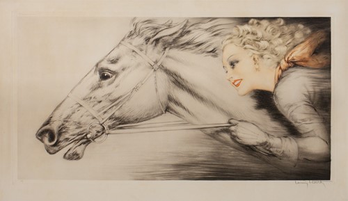 Lot 523 - Louis Icart (1888-1950) French, 'Thoroughbreds'...