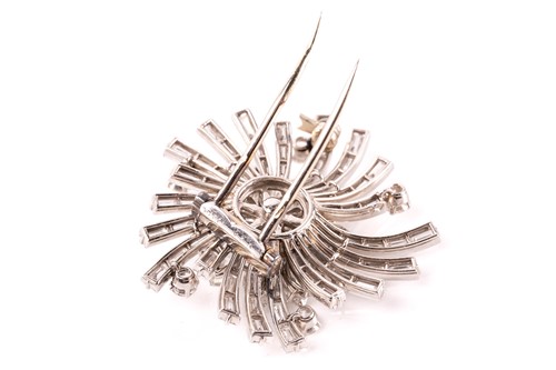 Lot 233 - Van Cleef & Arpels - A floral spray brooch set...