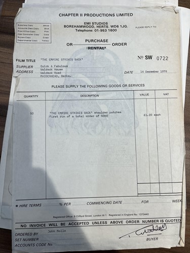 Lot 633 - Star Wars: a rare collection of original...
