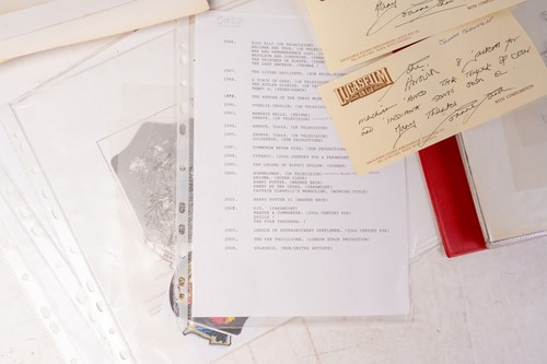 Lot 606 - A large and varied archive of film and...