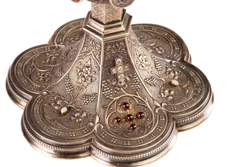 Lot 433 - A silver gilt chalice and paten, James...