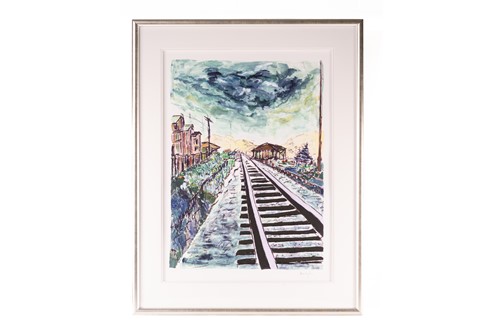 Lot 69 - Bob Dylan (b.1941) American, 'Train Tracks'...