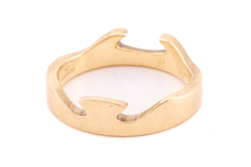 Lot 324 - Georg Jensen - 'Fusion' end ring in 18ct...