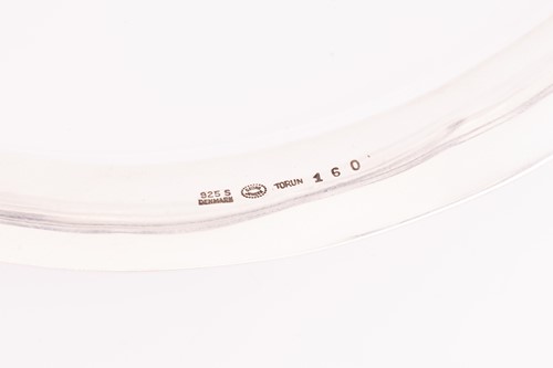 Lot 370 - Georg Jensen - 'Neck Ring' with quartz and...