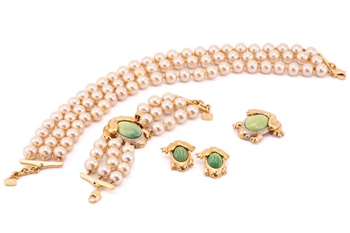 Lot 44 - Valentino - a novelty frog costume jewellery...