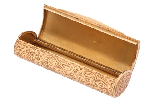 Lot 386 - An Austro-Hungarian snuff box, of elliptic...
