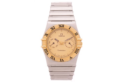 Lot 412 - An Omega Constellation calendar, featuring a...