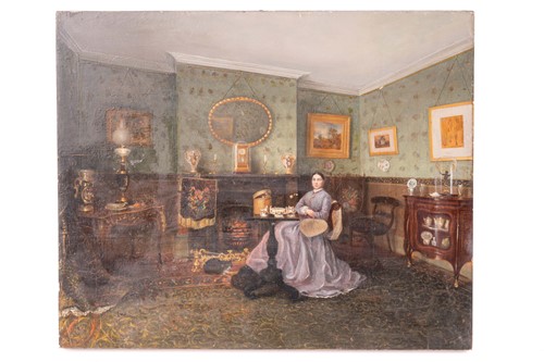 Lot 49 - J Braund (19th-century school), portrait of a...