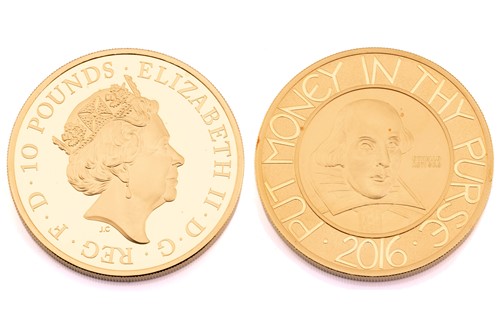 Lot 194 - The Royal Mint 2016 William Shakespeare 5oz...