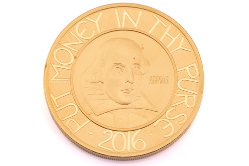 Lot 194 - The Royal Mint 2016 William Shakespeare 5oz...