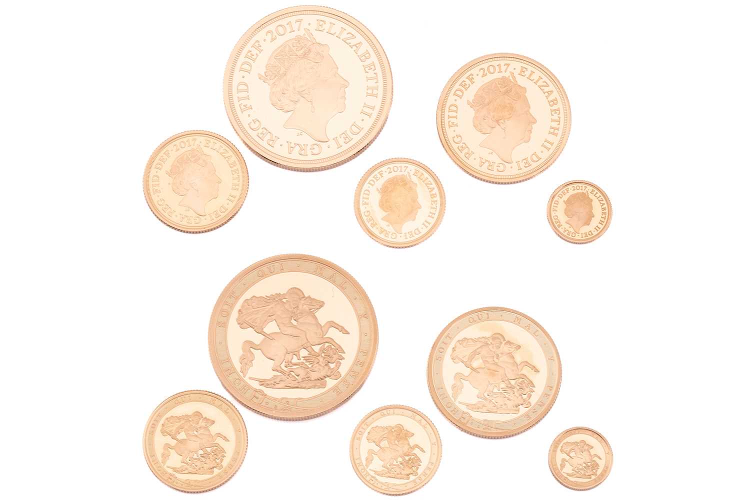 Lot 174 - The Royal Mint, The Sovereign 2017 Five Coin...