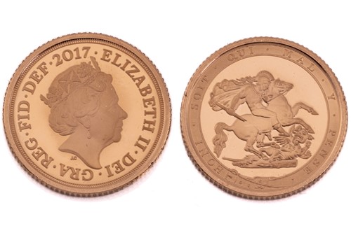 Lot 174 - The Royal Mint, The Sovereign 2017 Five Coin...