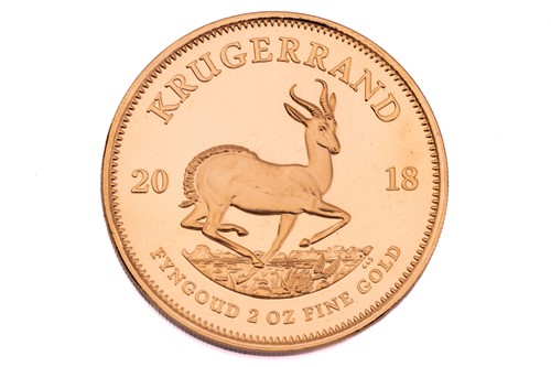 Lot 188 - A 2018 South Africa Mint 2 oz Proof Gold...