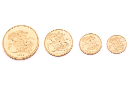 Lot 170 - A 1937 King George VI Sovereign Set,...