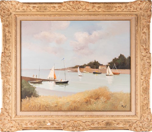 Lot 54 - Marcel Dyf (1899-1985) French, 'Le Passage...