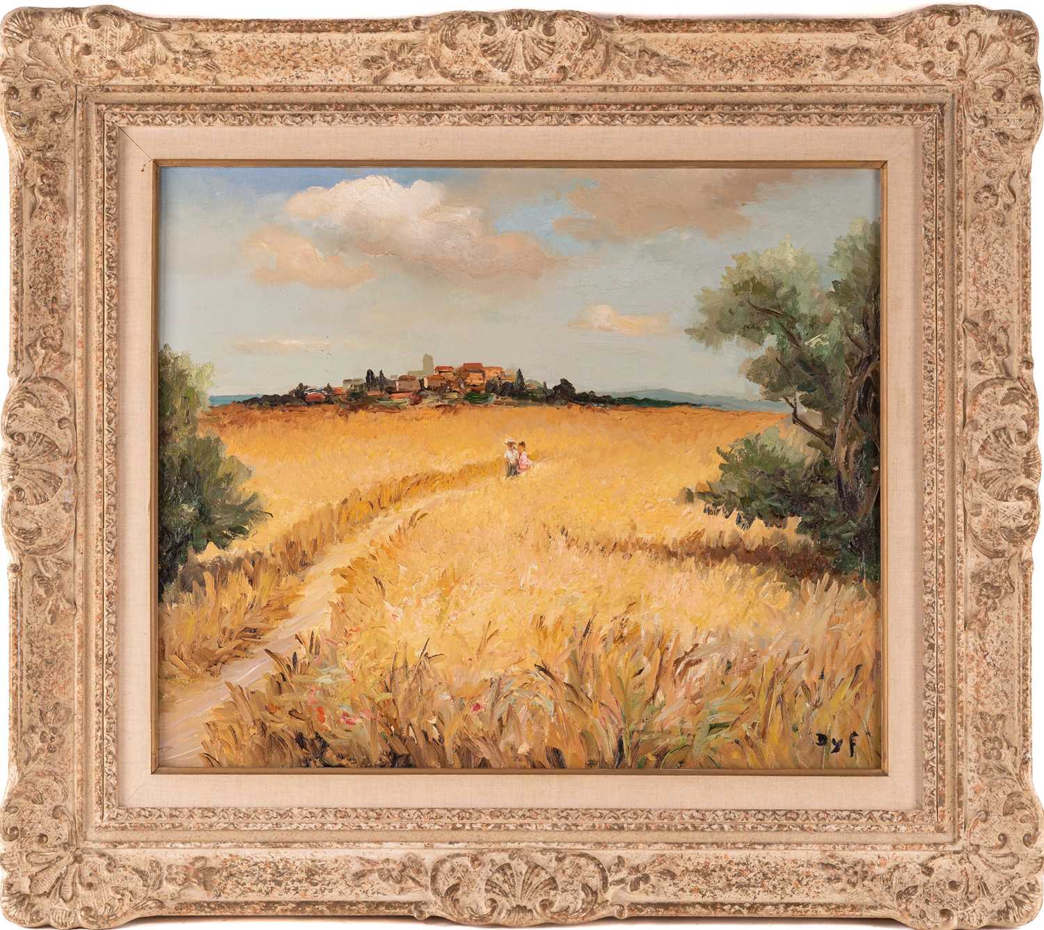 Lot 50 - Marcel Dyf (1899-1985) French, 'Promeneuse...