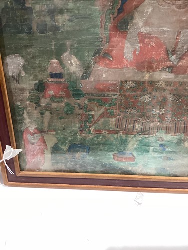 Lot 91 - A Tibetan thangka, 18th century, Grub-chen...