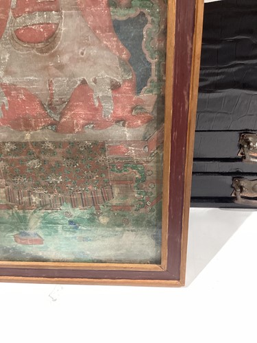 Lot 91 - A Tibetan thangka, 18th century, Grub-chen...