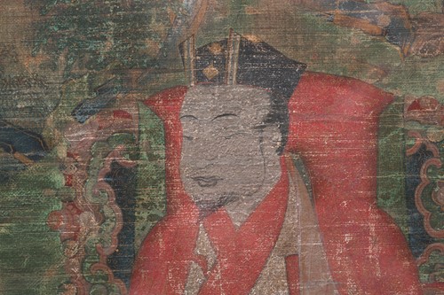 Lot 91 - A Tibetan thangka, 18th century, Grub-chen...