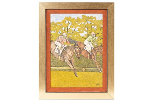 Lot 45 - James Lloyd (1904 - 1974), Clearing the Gates,...