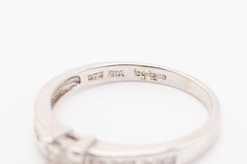 Lot 172 - Two diamond set rings, featuring illusion/claw...