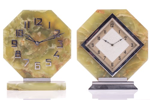 Lot 246 - An Art Deco Smith of Enfield Austrian green...