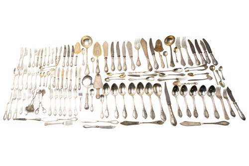 Lot 540 - An early 20th century Austrian (800) silver...