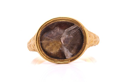 Lot 273 - A Post-Medieval intaglio ring, circa 1575-1650,...