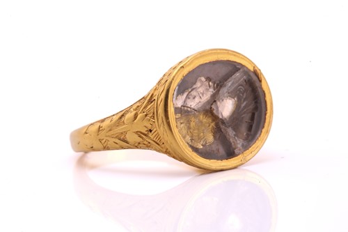 Lot 273 - A Post-Medieval intaglio ring, circa 1575-1650,...