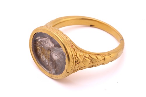 Lot 273 - A Post-Medieval intaglio ring, circa 1575-1650,...