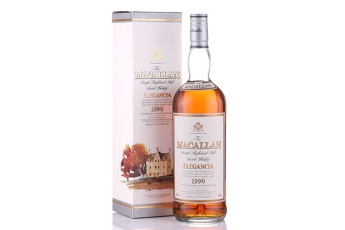 Lot 62 - A litre bottle of 1990 Macallan Elegancia...